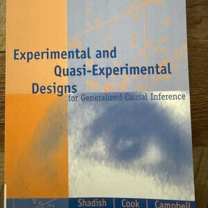 NEW EXPERIMENTAL AND QUASI-EXPERIMENTAL DESIGNS FOR GENERAL AND CAUSAL INFERENCE